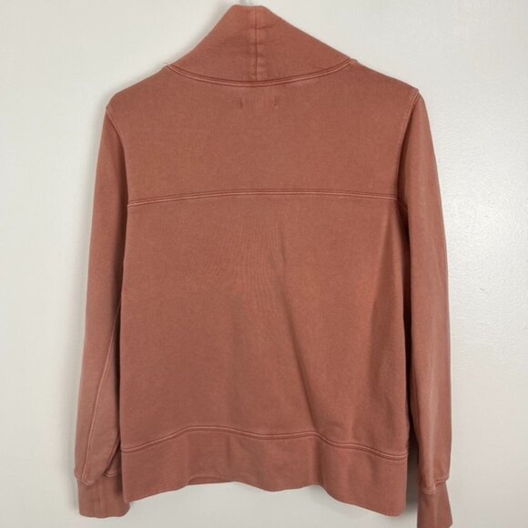 Madewell Coral Cowl Neck Sweatshirt - Picture 6 of 8